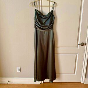 Amsale Cody Dress Size 10 in Olive